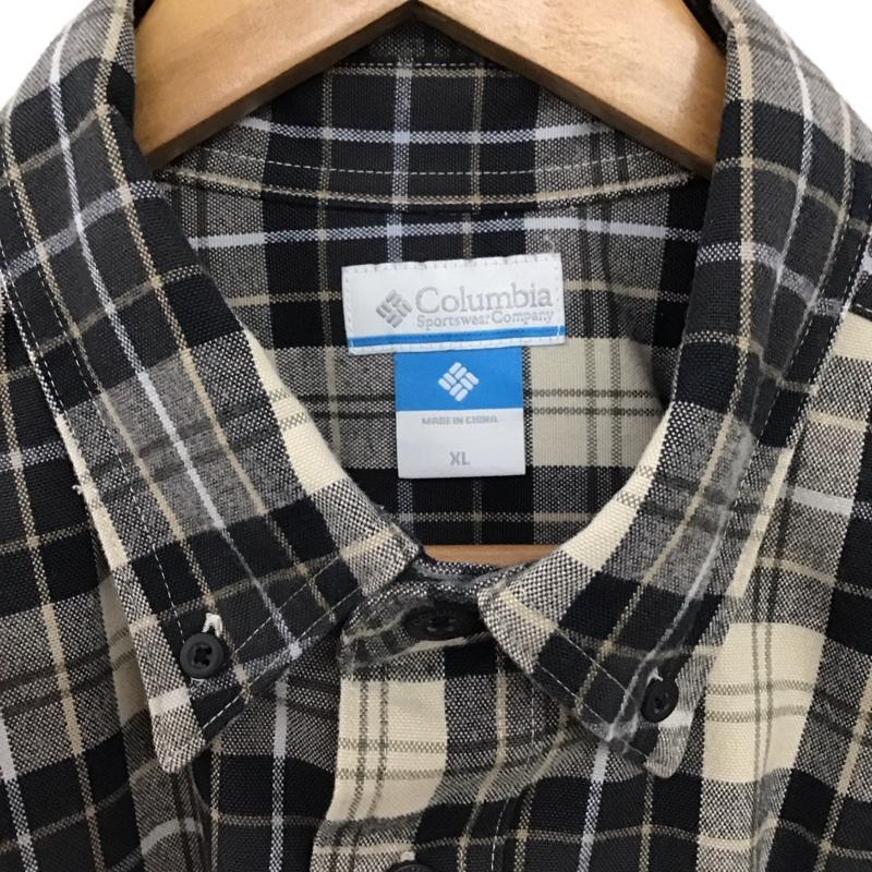 コロンビア Columbia シャツ、ブラウス 長袖 長袖シャツ チェックシャツ カラーシャツ ボタンダウンシャツ XL チェック マルチカラー / マルチカラー /  メンズ USED 古着 中古 10149720