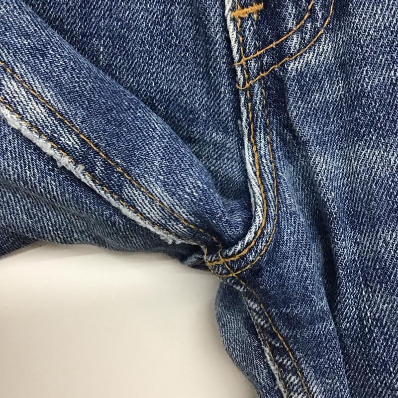 リーバイス Levi s パンツ デニム、ジーンズ デニムパンツ フレアパンツ カジュアルパンツ 32インチ 無地 インディゴ / インディゴ /  メンズ USED 古着 中古 10144165