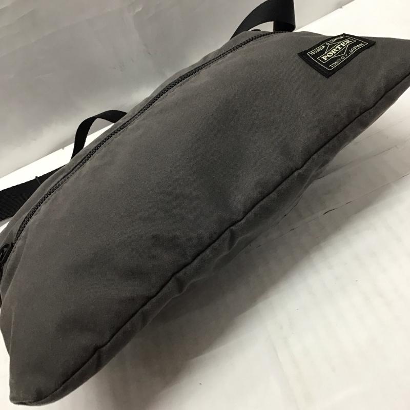 ポーター PORTER ショルダーバッグ ショルダーバッグ サコッシュ ロゴ、文字 灰 / グレー /  レディース USED 古着 中古 10115847