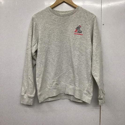 ニューバランス New Balance トレーナー 長袖 M 無地 灰 / グレー /  レディース USED 古着 中古 10141779