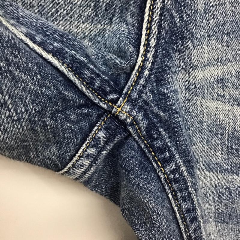 アッパーハイツ upperhights パンツ デニム、ジーンズ 187108 ストレート 23 無地 青 / ブルー /  レディース USED 古着 中古 10121600