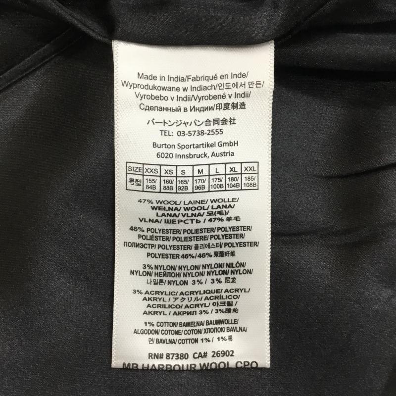 バートン BURTON ジャケット、上着 ジャケット、ブレザー S ロゴ、文字 灰 / グレー /  メンズ USED 古着 中古 10141534