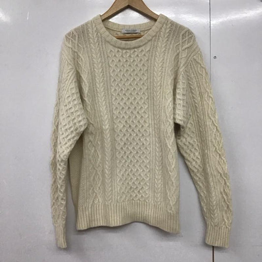 ジャーナルスタンダード JOURNAL STANDARD ニット、セーター 長袖 19-080-600-2020-3-0 ケーブル編み クルーネック M  オフホワイト / オフホワイト /  メンズ USED 古着 中古 10144010