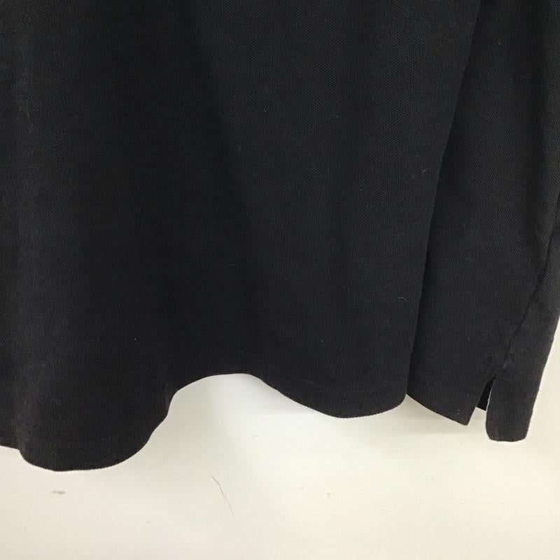 カルバン・クライン Calvin Klein ポロシャツ 半袖 半袖ポロシャツ 半袖カットソー カラーシャツ L ロゴ、文字 黒 / ブラック /  メンズ USED 古着 中古 10131144