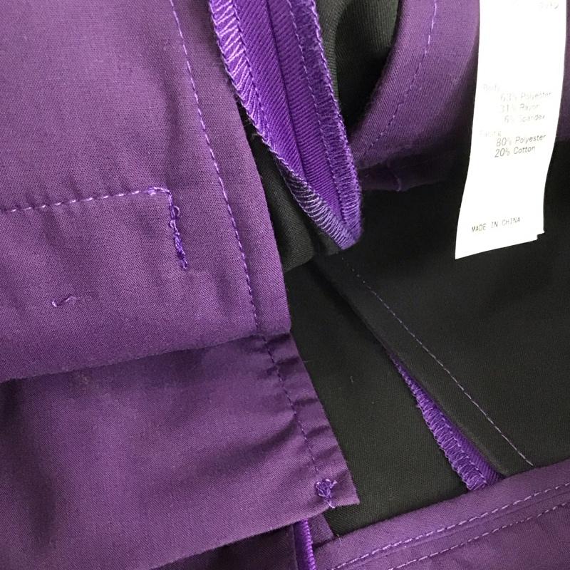 スライ SLY パンツ スラックス 030bay31-2430 JW C/P MANISH FLARE PT 2 無地 紫 / パープル /  レディース USED 古着 中古 10119883