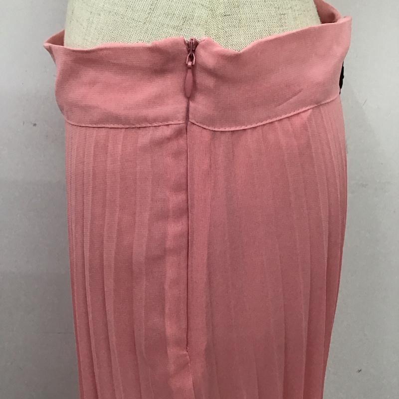 ザラ ZARA スカート ロングスカート 3564 084 626 プリーツ M 無地 桃 / ピンク /  レディース USED 古着 中古 10113506