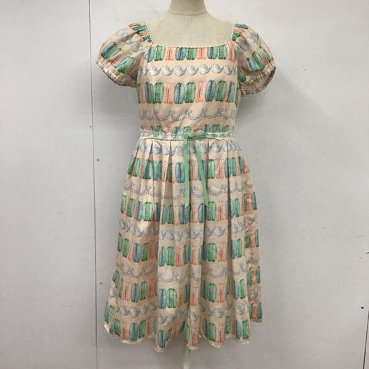 ルルロジェッタ leur logette ワンピース ロングスカート 半袖ロングワンピース 総柄 花柄 フレアスカート プリント マルチカラー / マルチカラー /  レディース USED 古着 中古 10114487