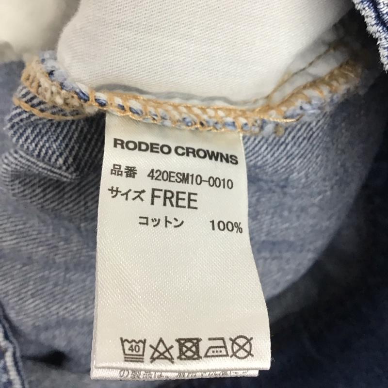 ロデオクラウンズ Rodeo Crowns ジャケット、上着 ジャケット、ブレザー 420esm10-0010 デニムジャケット ロングジャケット Gジャン FREE 無地 インディゴ / インディゴ /  レディース USED 古着 中古 10119440