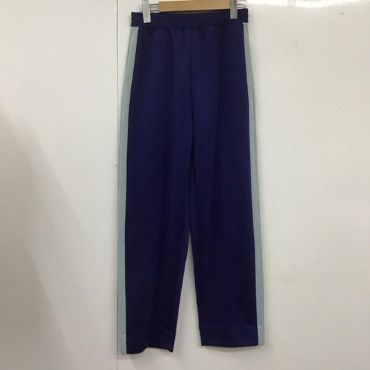 ヘザー Heather ボトムス ボトムス HE050092EM サイドラインピンタップパンツ トラックパンツ イージーパンツ FREE 無地 青 / ブルー /  レディース USED 古着 中古 10108568