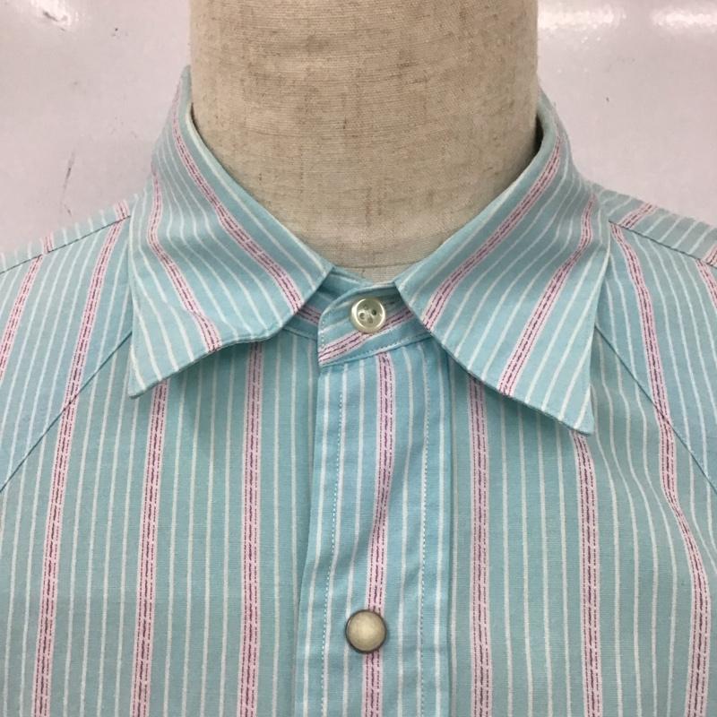 ポロバイラルフローレン Polo by RALPH LAUREN シャツ、ブラウス 半袖 半袖シャツ カラーシャツ 半袖カットソー ストライプシャツ L ストライプ マルチカラー / マルチカラー /  メンズ USED 古着 中古 10112799