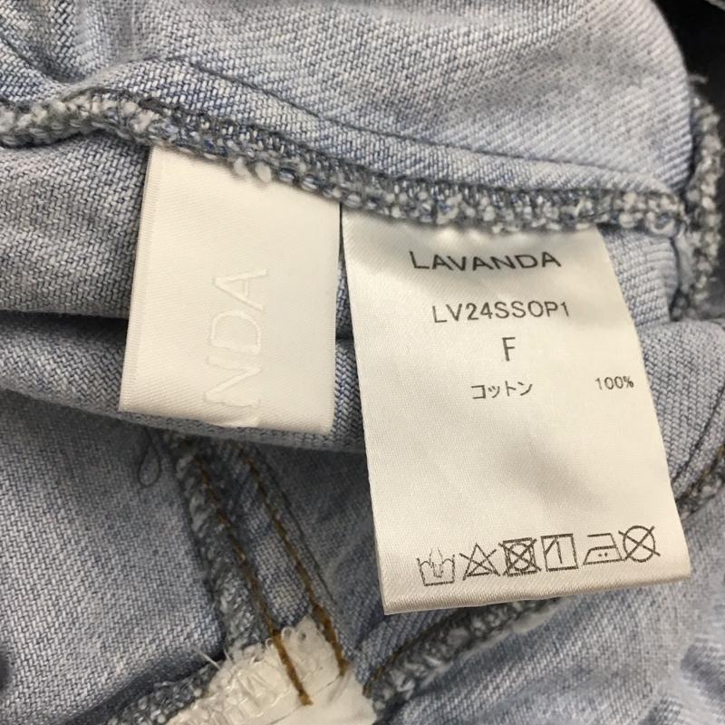 ラバンダ LAVANDA ワンピース ロングスカート ロングワンピース フレアスカート 無地 インディゴ / インディゴ /  レディース USED 古着 中古 10149648