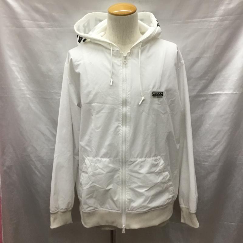 ムータ muta ジャケット、上着 ジャンパー、ブルゾン ｍｍjc443185 ドライモーション ジップアップパーカー ジップアップジャケットパーカー 7 ロゴ、文字 白 / ホワイト /  メンズ USED 古着 中古 10120673