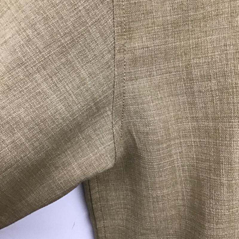 フリークスストア FREAK S STORE シャツ、ブラウス 半袖 半袖シャツ ノーカラーシャツ 前ボタン M 無地 ベージュ / ベージュ /  メンズ USED 古着 中古 10144954