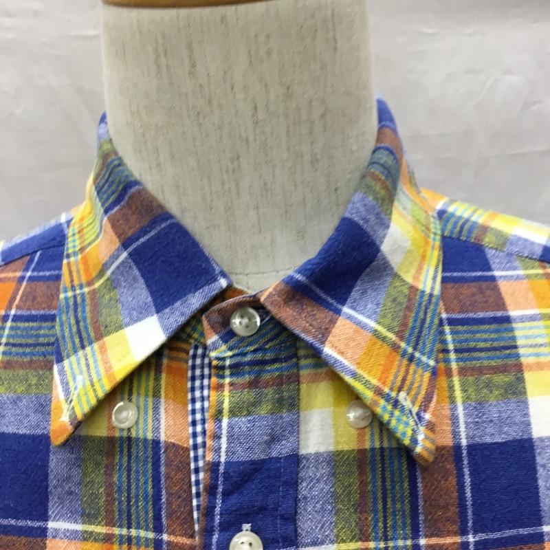 サイコバニー Psycho Bunny シャツ、ブラウス 半袖 半袖シャツ カラーシャツ 半袖カットソー チェックシャツ XL チェック マルチカラー / マルチカラー /  メンズ USED 古着 中古 10119400