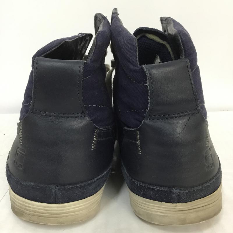 ジースターロゥ G-STAR RAW スニーカー スニーカー US10 箱無 US：10 無地 白 / ホワイト / X 紺 / ネイビー /  メンズ USED 古着 中古 10045072
