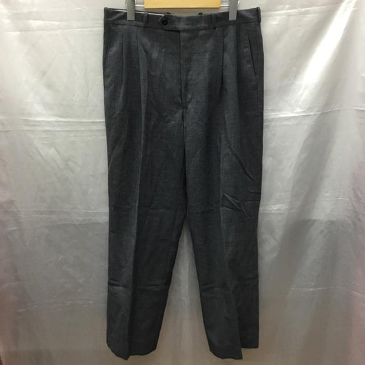 イウ゛サンローランリウ゛ゴーシュ YVESSAINTLAURENTRIVEGAUCHE パンツ スラックス スラックスパンツ ワイドパンツ カジュアルパンツ センタータックパンツ 80～90s 34 無地 灰 / グレー /  メンズ USED 古着 中古 10114839