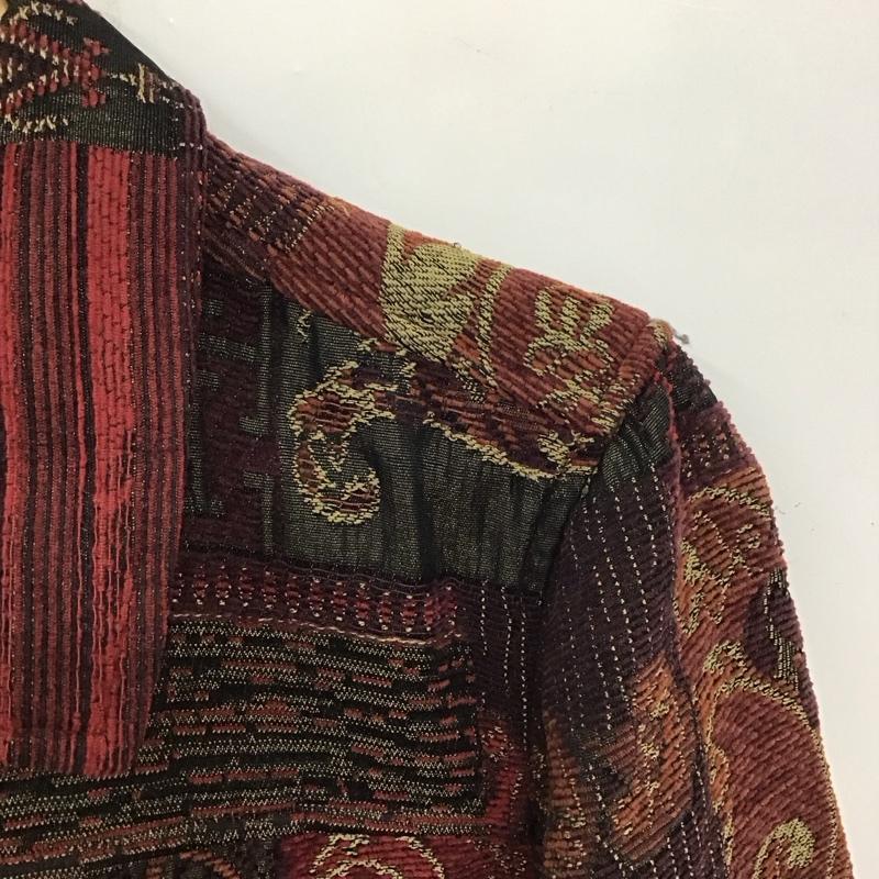 古着 USED ジャケット、上着 ジャケット、ブレザー ジップアップジャケット アウター 古着 XL 総柄 マルチカラー / マルチカラー /  メンズ USED 古着 中古 10137072