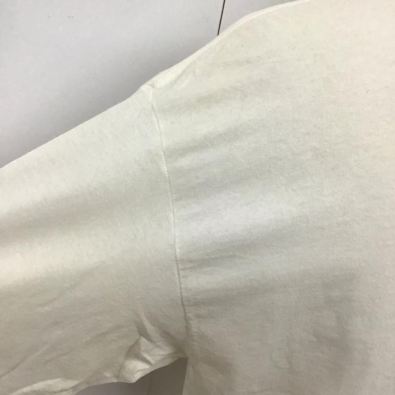 レジェンダ LEGENDA カットソー 長袖 長袖カットソー クルーネックカットソー ロングスリーブカットソー プリントTシャツ プリント 白 / ホワイト /  メンズ USED 古着 中古 10118301