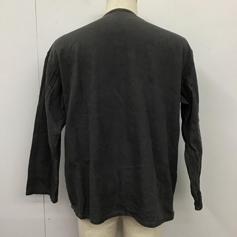 古着 USED カットソー 長袖 ロシア軍 スリーピングシャツ 長袖カットソー 無地 灰 / グレー /  メンズ USED 古着 中古 10120315