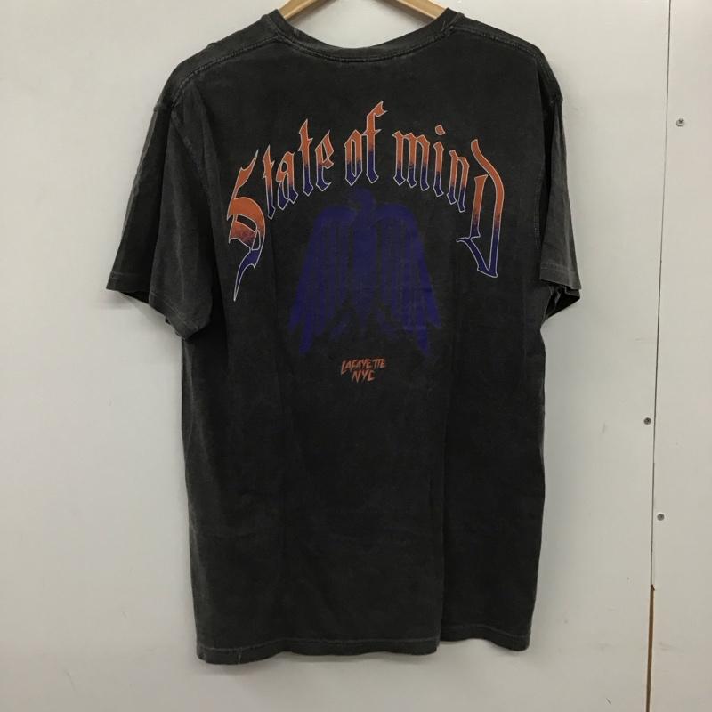 ラファイエット Lafayette Tシャツ 半袖 半袖カットソー プリントTシャツ クルーネックカットソー M ロゴ、文字 灰 / グレー /  メンズ USED 古着 中古 10135938