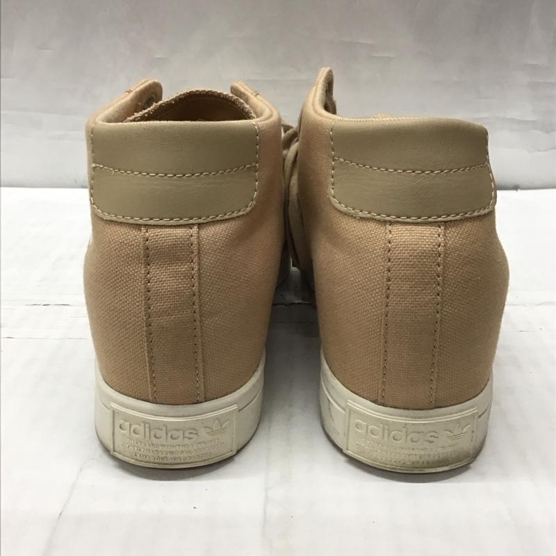 アディダス adidas スニーカー スニーカー FZ5599 コートバンテージ 23cm 23.0cm ロゴ、文字 ベージュ / ベージュ /  レディース USED 古着 中古 10115653