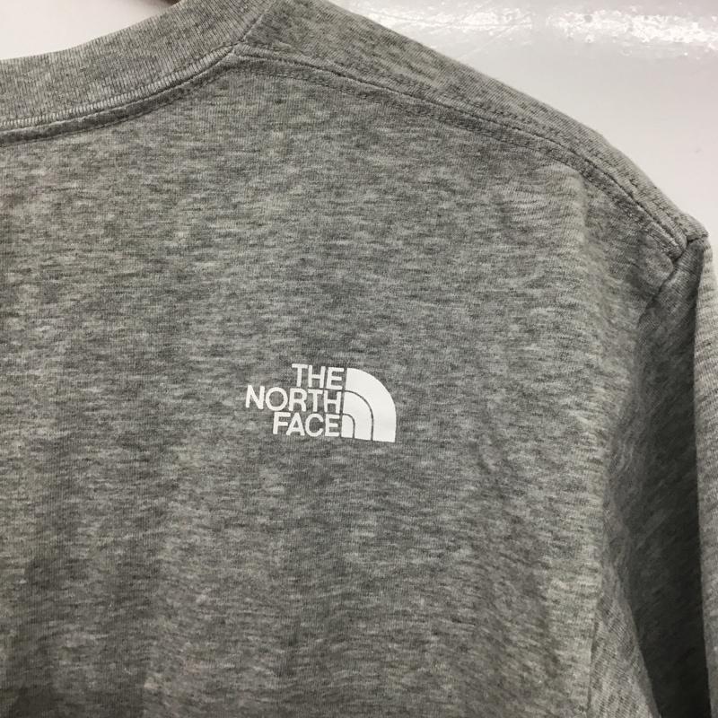 ザノースフェイス THE NORTH FACE Tシャツ 半袖 nt31931a プリントTシャツ 半袖カットソー M プリント 灰 / グレー /  メンズ USED 古着 中古 10147358