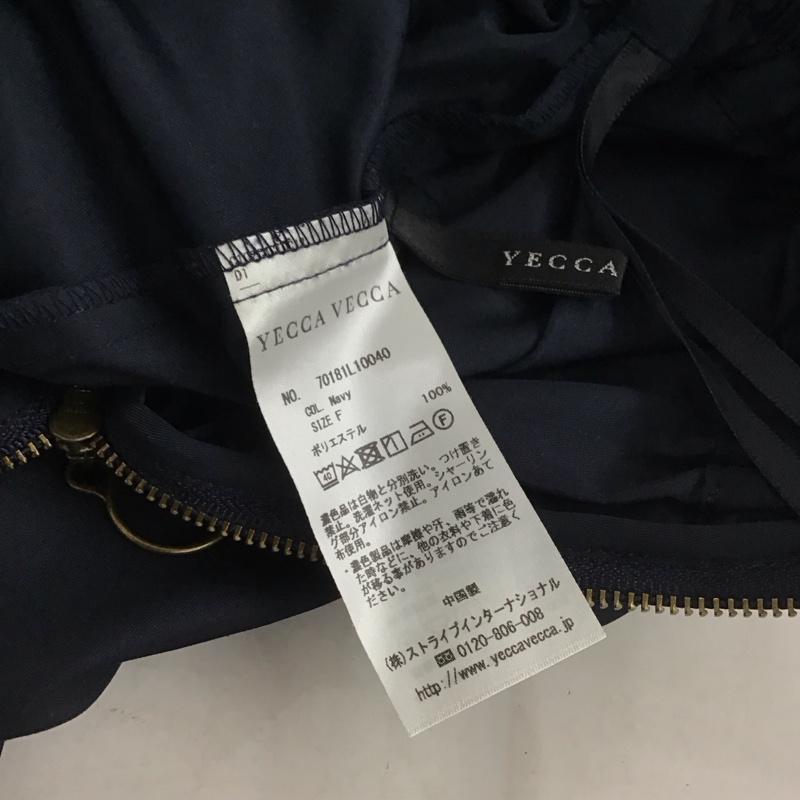イェッカヴェッカ YECCA VECCA スカート ロングスカート FREE 無地 紺 / ネイビー /  レディース USED 古着 中古 10139751