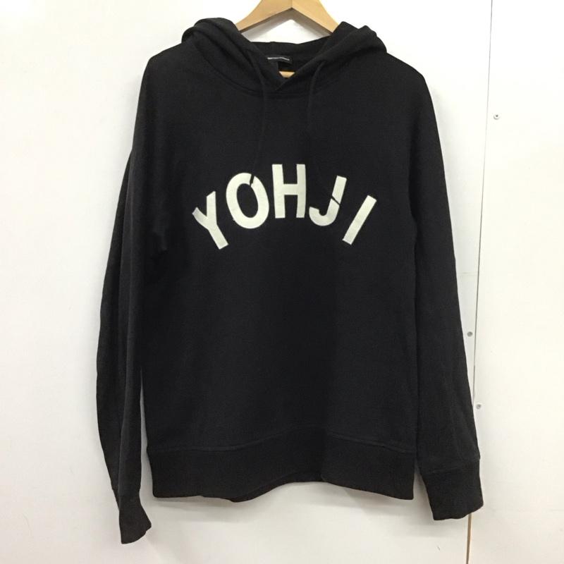 ワイスリー Y-3 パーカー 長袖 fj0440 19AWYOHJILETTERSHOODIE パーカー L ロゴ、文字 黒 / ブラック /  メンズ USED 古着 中古 10148818