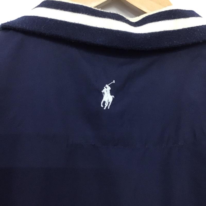 ポロゴルフラルフローレン POLOGOLF ジャケット、上着 ジャンパー、ブルゾン ジップアップジャケット ナイロンジャケット アウター L ロゴ、文字 紺 / ネイビー /  メンズ USED 古着 中古 10148489