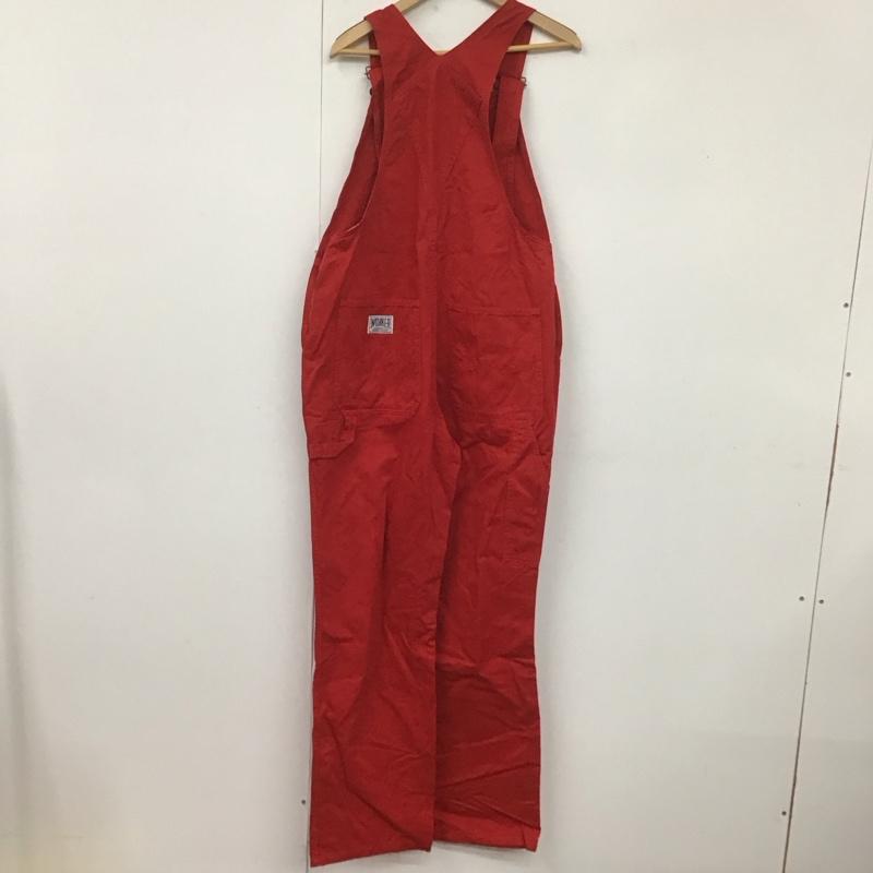 古着 USED サロペット・オーバーオール サロペット、オーバーオール コットン 日本製 M 無地 赤 / レッド /  メンズ USED 古着 中古 10108184
