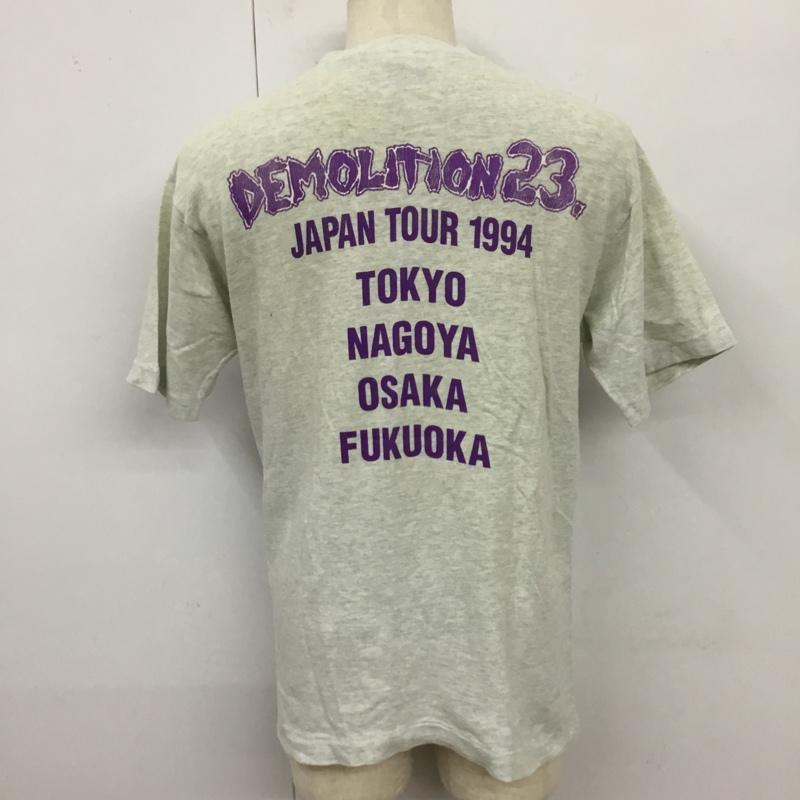 フルーツオブザルーム FRUIT OF THE LOOM Tシャツ 半袖 DEMOLITION23 バンドTシャツ JAPANツアー 日本ツアー 1994 M プリント 灰 / グレー /  メンズ USED 古着 中古 10119849