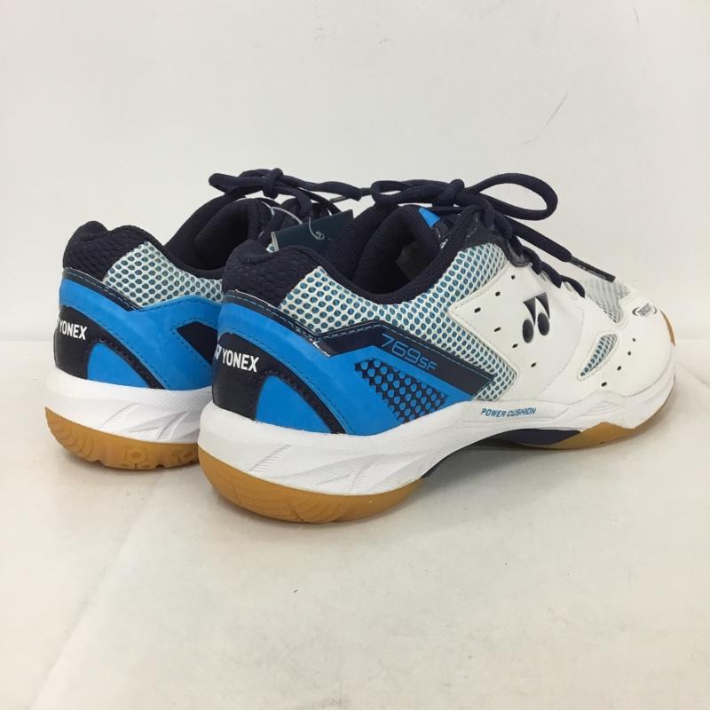 ヨネックス YONEX スニーカー スニーカー SHB769SF パワークッション769SF バドミントンシューズ 27.5cm 箱有 27.5cm ロゴ、文字 白 / ホワイト / X 水色 / ライトブルー / X 紺 / ネイビー /  メンズ USED 古着 中古 10147942