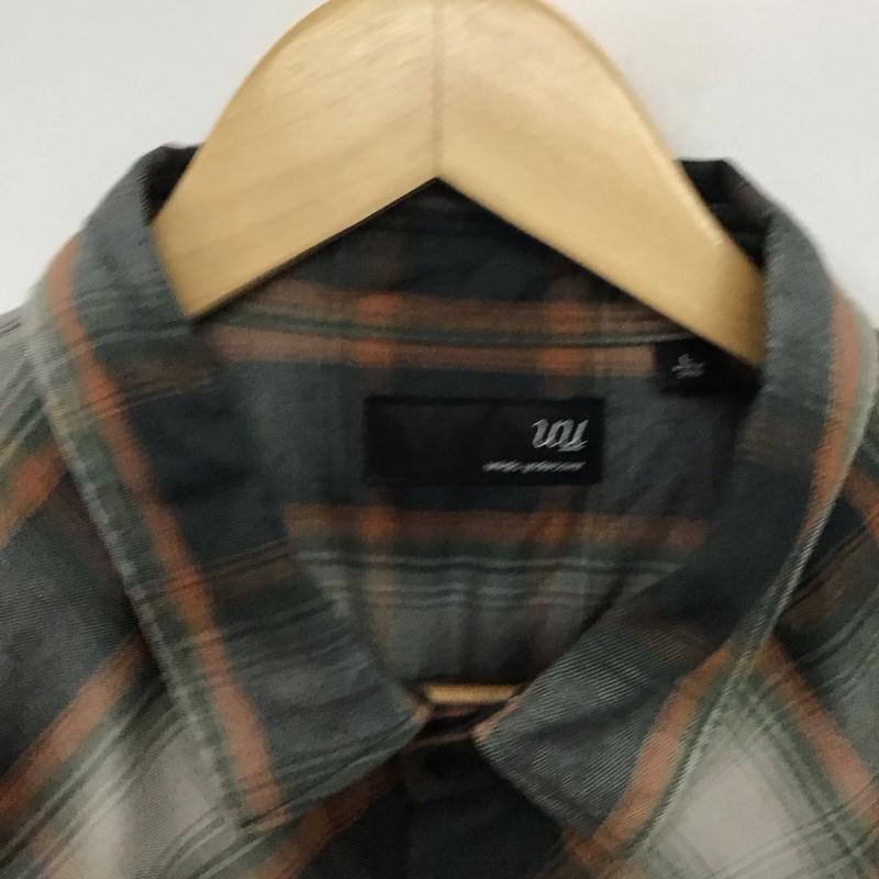 ユニクロ UNIQLO シャツ、ブラウス 長袖 332-072012 アンダーカバー コラボチェックシャツ L チェック マルチカラー / マルチカラー /  メンズ USED 古着 中古 10141106