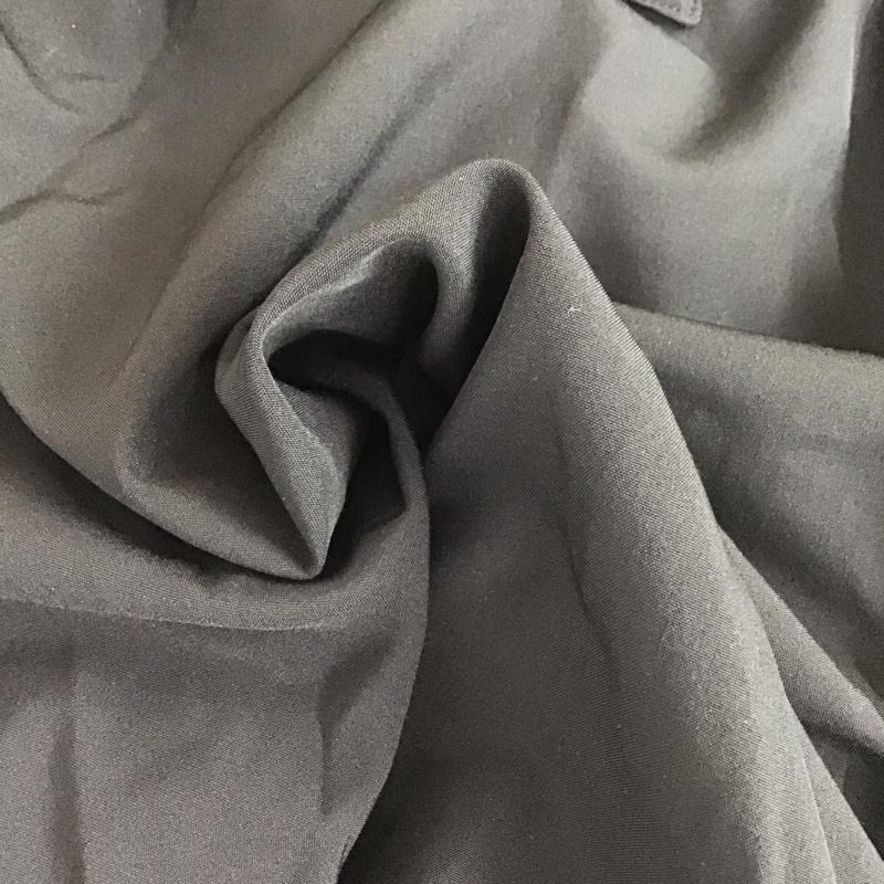 アンリラクシング unrelaxing シャツ、ブラウス 半袖 半袖シャツ カラーシャツ カジュアルシャツ 無地 黒 / ブラック /  メンズ USED 古着 中古 10107187