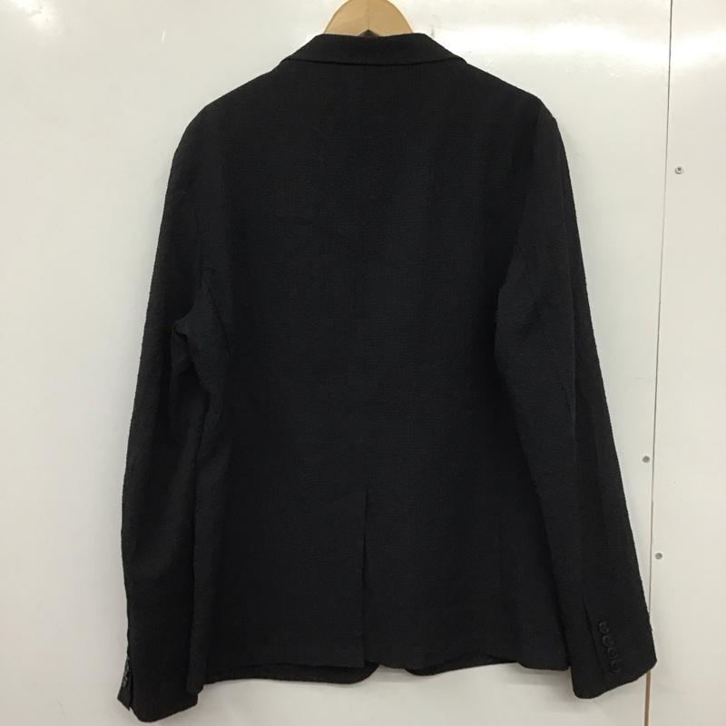 ザラ ZARA ジャケット、上着 ジャケット、ブレザー 長袖ジャケット アウター 前ボタン カラージャケット L 無地 黒 / ブラック /  メンズ USED 古着 中古 10138766