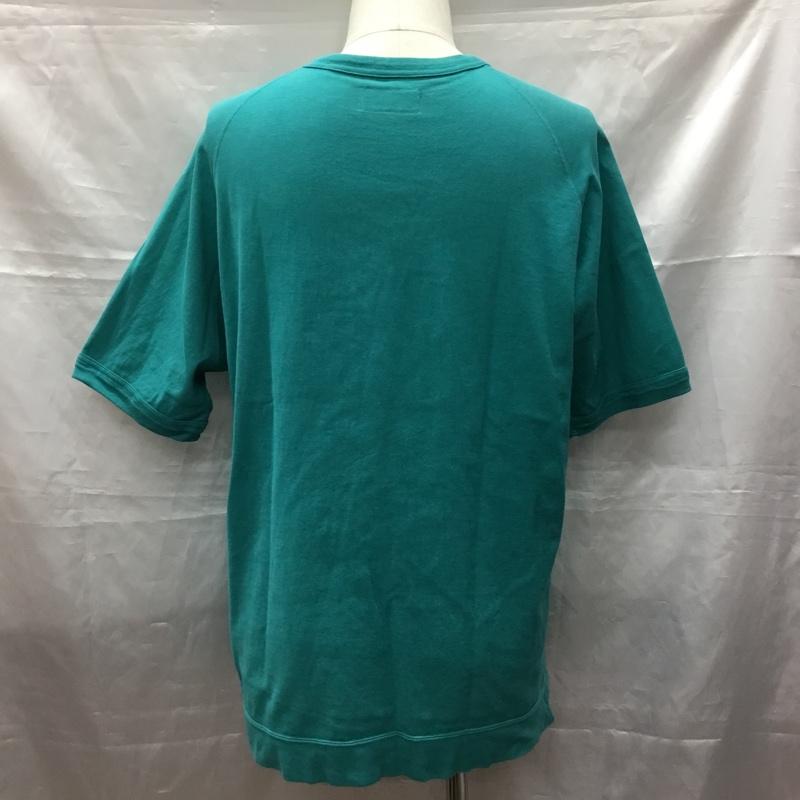 ハリウッドランチマーケット HRMARKET Tシャツ 半袖 700086-340 OLD TIME LOGO L ロゴ、文字 緑 / グリーン /  メンズ USED 古着 中古 10116116