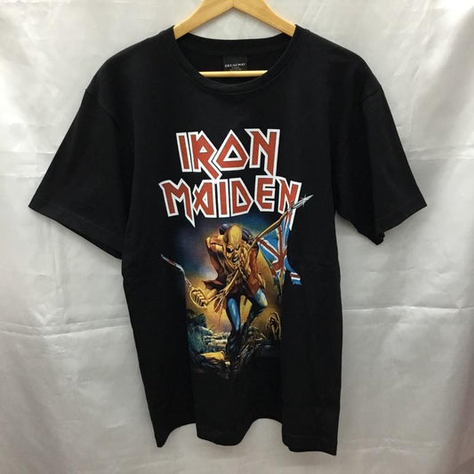 古着 USED Tシャツ 半袖 半袖カットソー プリントTシャツ クルーネックカットソー バンドTシャツ L プリント 黒 / ブラック /  メンズ USED 古着 中古 10106906