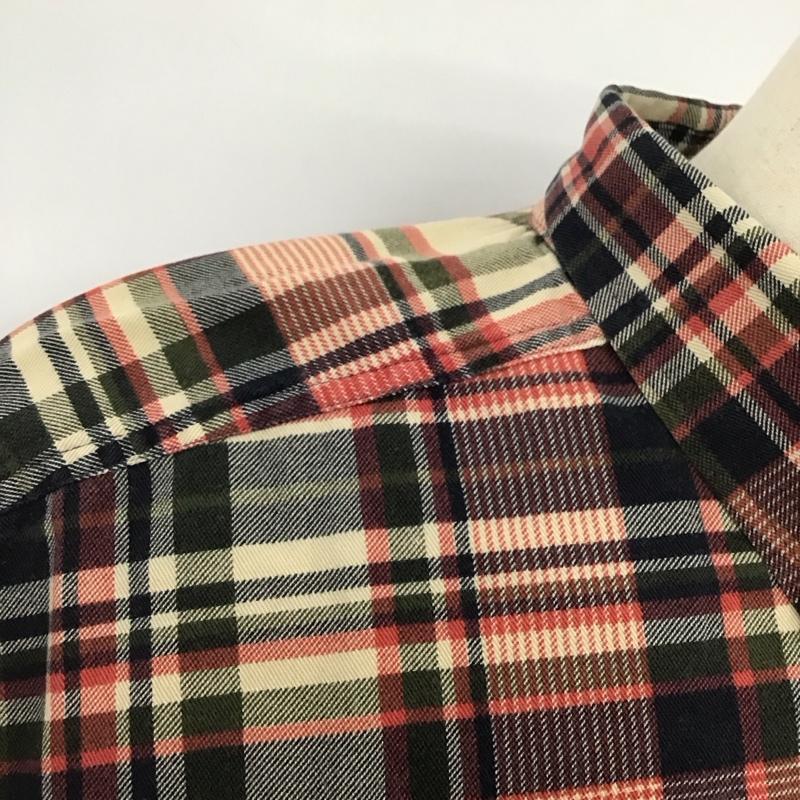 古着 USED シャツ、ブラウス 長袖 長袖シャツ チェックシャツ カラーシャツ ボタンダウンシャツ L チェック マルチカラー / マルチカラー /  メンズ USED 古着 中古 10126273