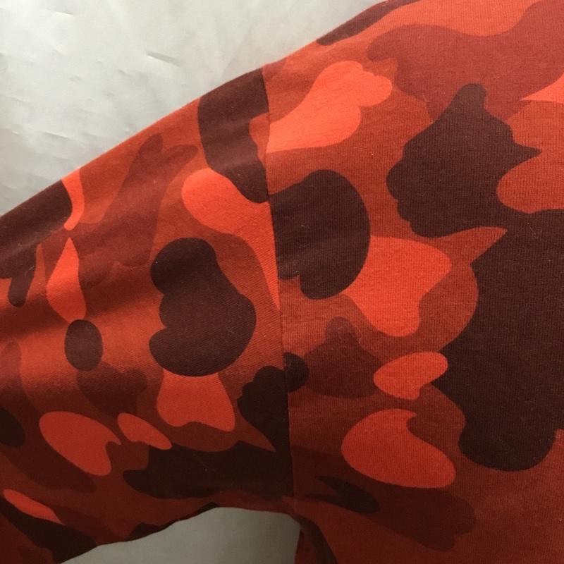アベイシングエイプ A BATHING APE Tシャツ 長袖 001LTI301007M BUSY SHARK ロンT カモ柄 迷彩 L ワンポイント マルチカラー / マルチカラー /  メンズ USED 古着 中古 10121248