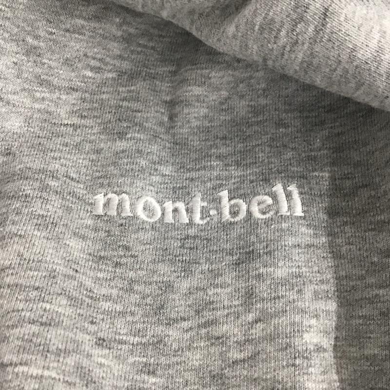 モンベル mont-bell パーカー 長袖 2104648 コットンパーカ プルオーバーパーカー XL ロゴ、文字 灰 / グレー /  メンズ USED 古着 中古 10145877