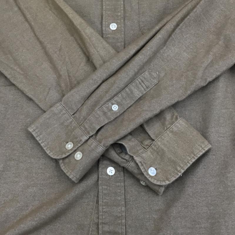 アーバンリサーチ URBAN RESEARCH シャツ、ブラウス 長袖 URBAN RESEARCH 長袖シャツ　No.UR97-13H001 L 無地 茶 / ブラウン /  メンズ USED 古着 中古 10129213