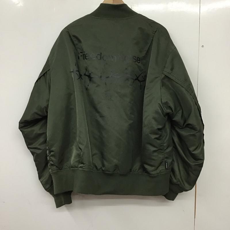 ジーユー GU ジャケット、上着 ジャンパー、ブルゾン 312-338423 ナイロンジャケット アウター ジップアップジャケット MA1 ブルゾン XL 無地 カーキ / カーキ /  メンズ USED 古着 中古 10137101