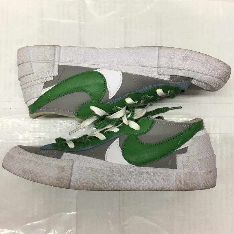 ナイキ NIKE スニーカー スニーカー DD1877 001 BLAZER LOW SACAI 27.5cm 箱有 27.5cm ロゴ、文字 白 / ホワイト / X 灰 / グレー / X 緑 / グリーン /  メンズ USED 古着 中古 10110573