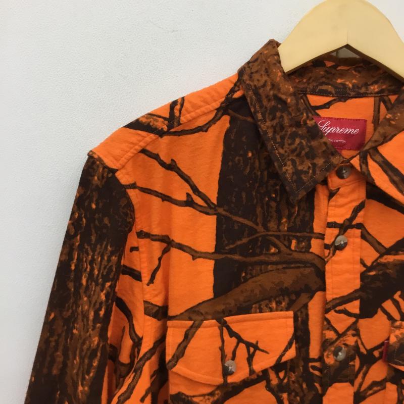 シュプリーム Supreme シャツ、ブラウス 長袖 Supreme 12AW Real tree camo shirt M 総柄 橙 / オレンジ /  メンズ USED 古着 中古 10122371