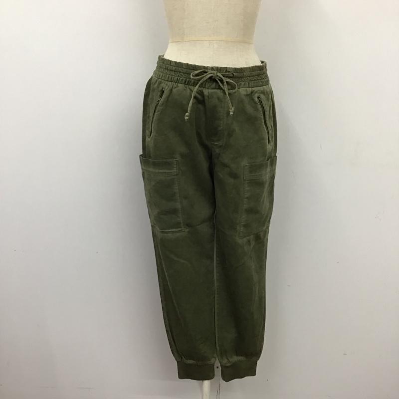 ザラウーマン ZARA WOMAN パンツ ワークパンツ、ペインターパンツ 6394 250 505 ジョガーパンツ XS 無地 カーキ / カーキ /  レディース USED 古着 中古 10118746