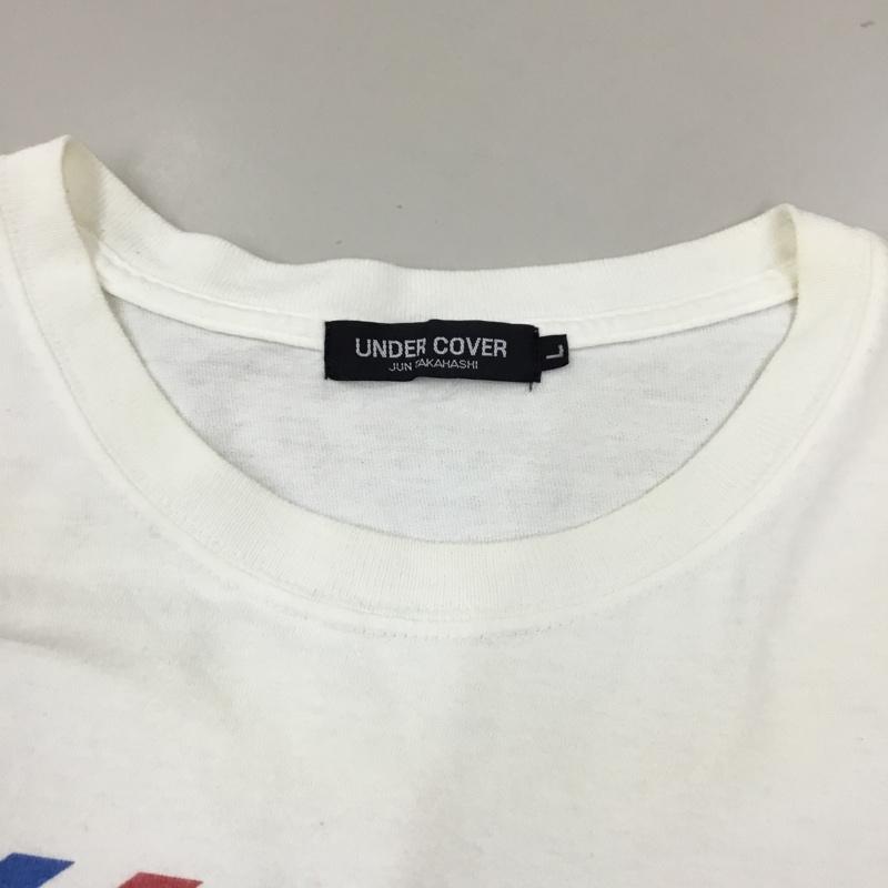 アンダーカバー UNDERCOVER Tシャツ 半袖 半袖カットソー プリントTシャツ クルーネックカットソー 伊勢丹 L プリント 白 / ホワイト /  メンズ USED 古着 中古 10120546