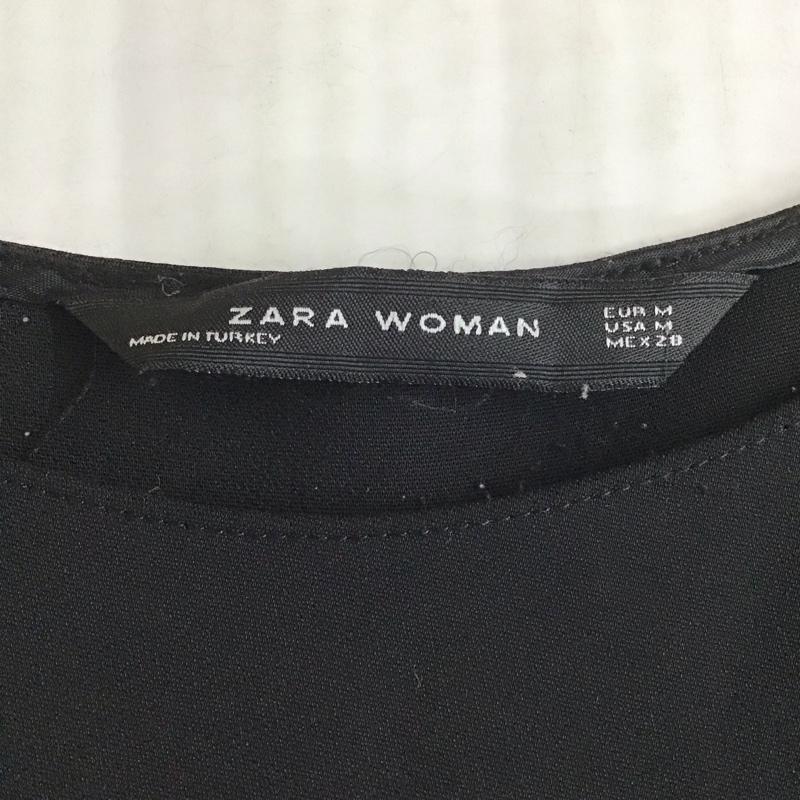 ザラウーマン ZARA WOMAN ワンピース ロングスカート ノースリーブロングワンピース タイトスカートワンピース M 無地 黒 / ブラック /  レディース USED 古着 中古 10113066