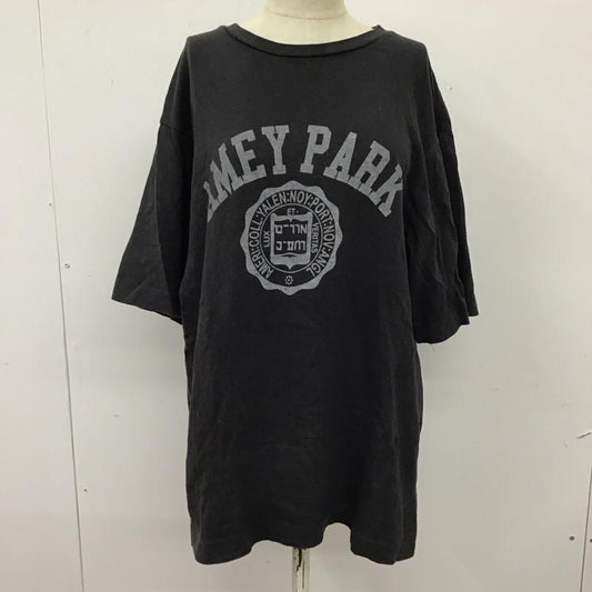 アメリカーナ AMERICANA Tシャツ 半袖 プリント チャコールグレー / チャコールグレー /  レディース USED 古着 中古 10114346
