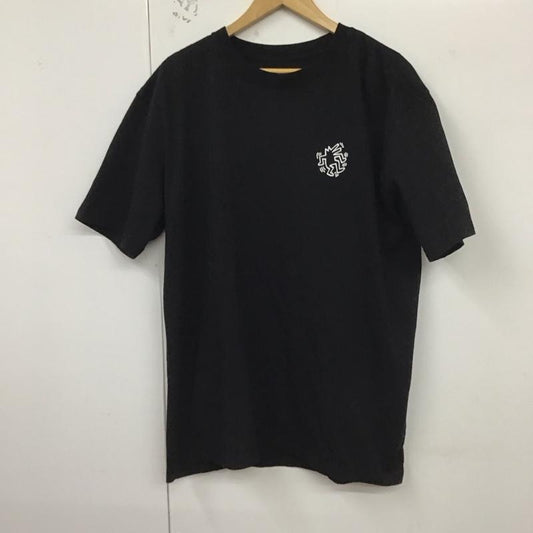 ニューエラ NEW ERA Tシャツ 半袖 Keith Haring XXL プリント X ロゴ、文字 黒 / ブラック /  メンズ USED 古着 中古 10129936