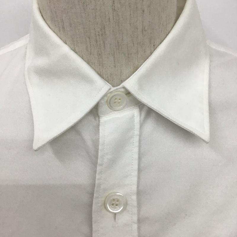 バーバリーロンドン Burberry London シャツ、ブラウス 長袖 長袖シャツ カジュアルシャツ カラーシャツ プリントシャツ L ロゴ、文字 白 / ホワイト /  メンズ USED 古着 中古 10111094